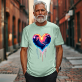 Cosmic Heart T-Shirt: Love & Space Graphic Tee