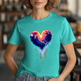 Cosmic Heart T-Shirt: Love & Space Graphic Tee