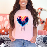 Cosmic Heart T-Shirt: Love & Space Graphic Tee