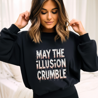 May the Illusion Crumble Crewneck Sweatshirt