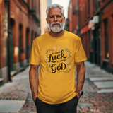 Inspirational "It's Never Luck, It's Always God" Tee - Faith-Based Christian Apparel