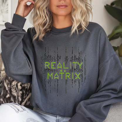 Reality is a Matrix Crewneck Sweater