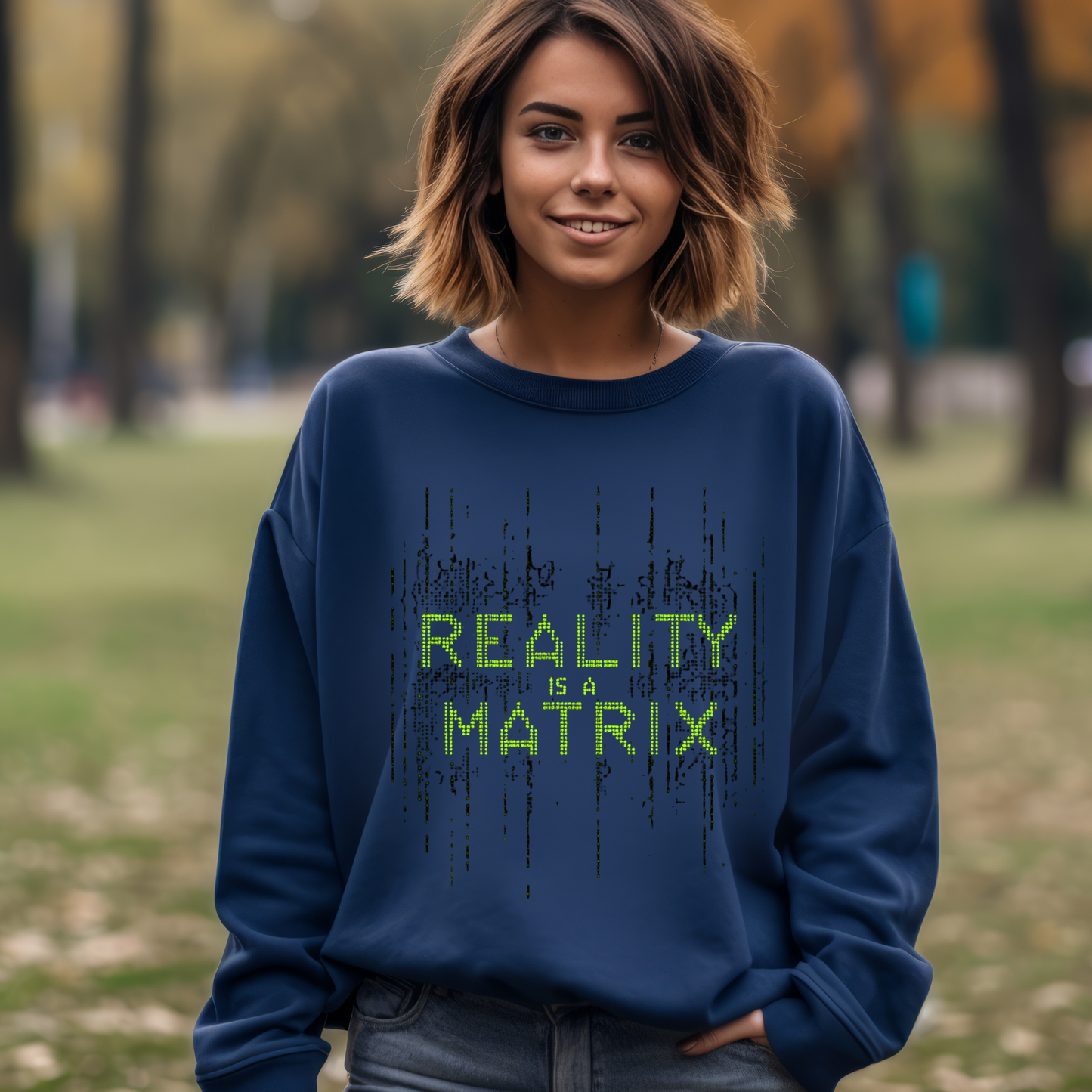 Reality is a Matrix Crewneck Sweater