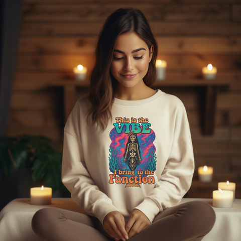 Sarcastic Mermaid Crewneck Sweatshirt - The Vibe I Bring To The Function