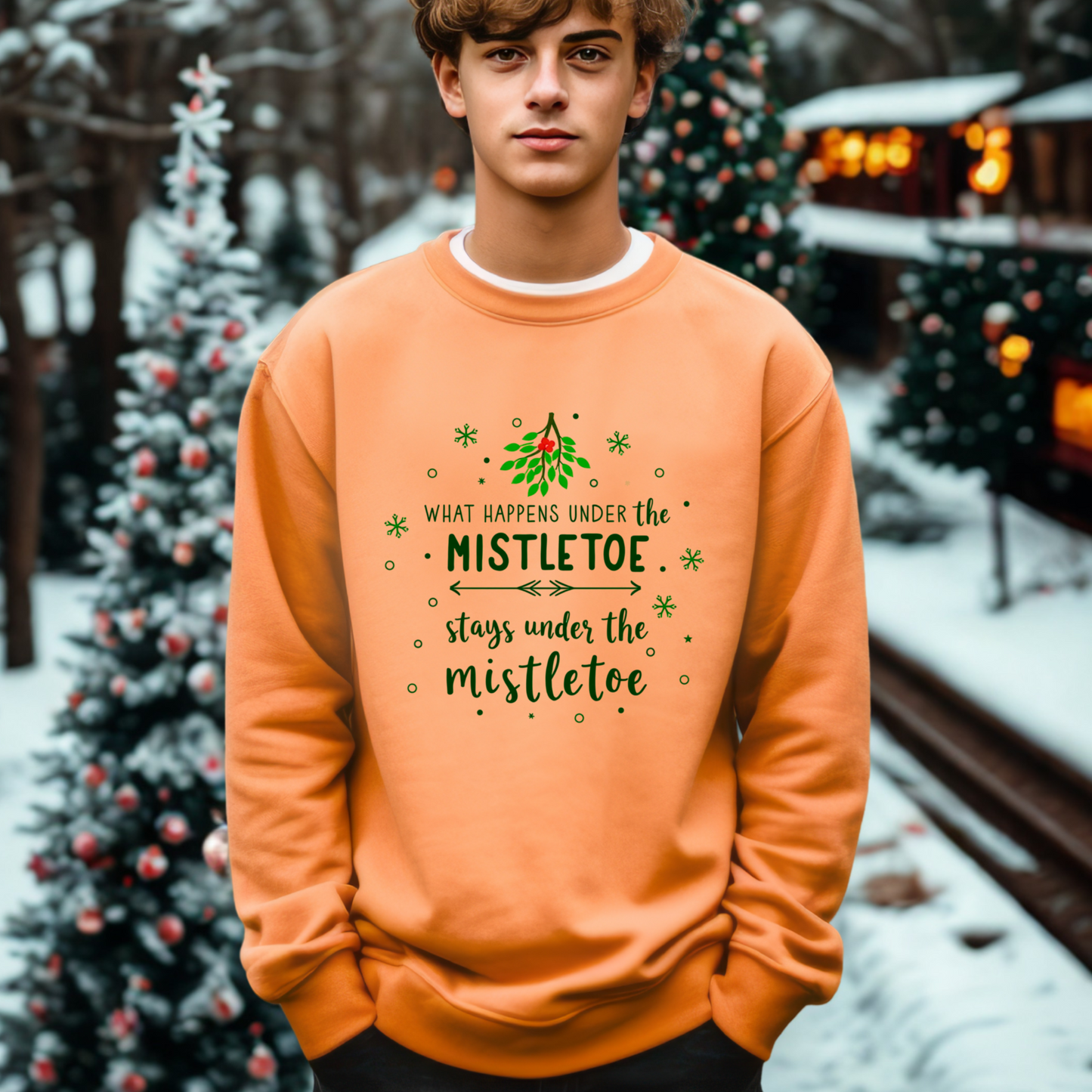 Mistletoe Kisses Christmas Sweater