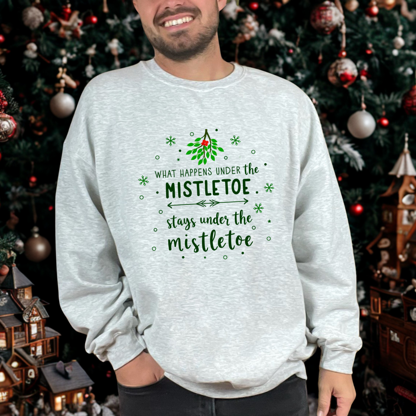 Mistletoe Kisses Christmas Sweater