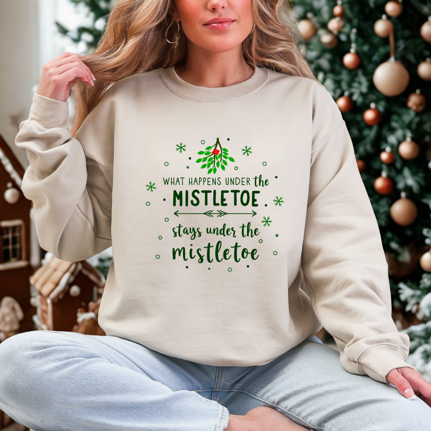 Mistletoe Kisses Christmas Sweater