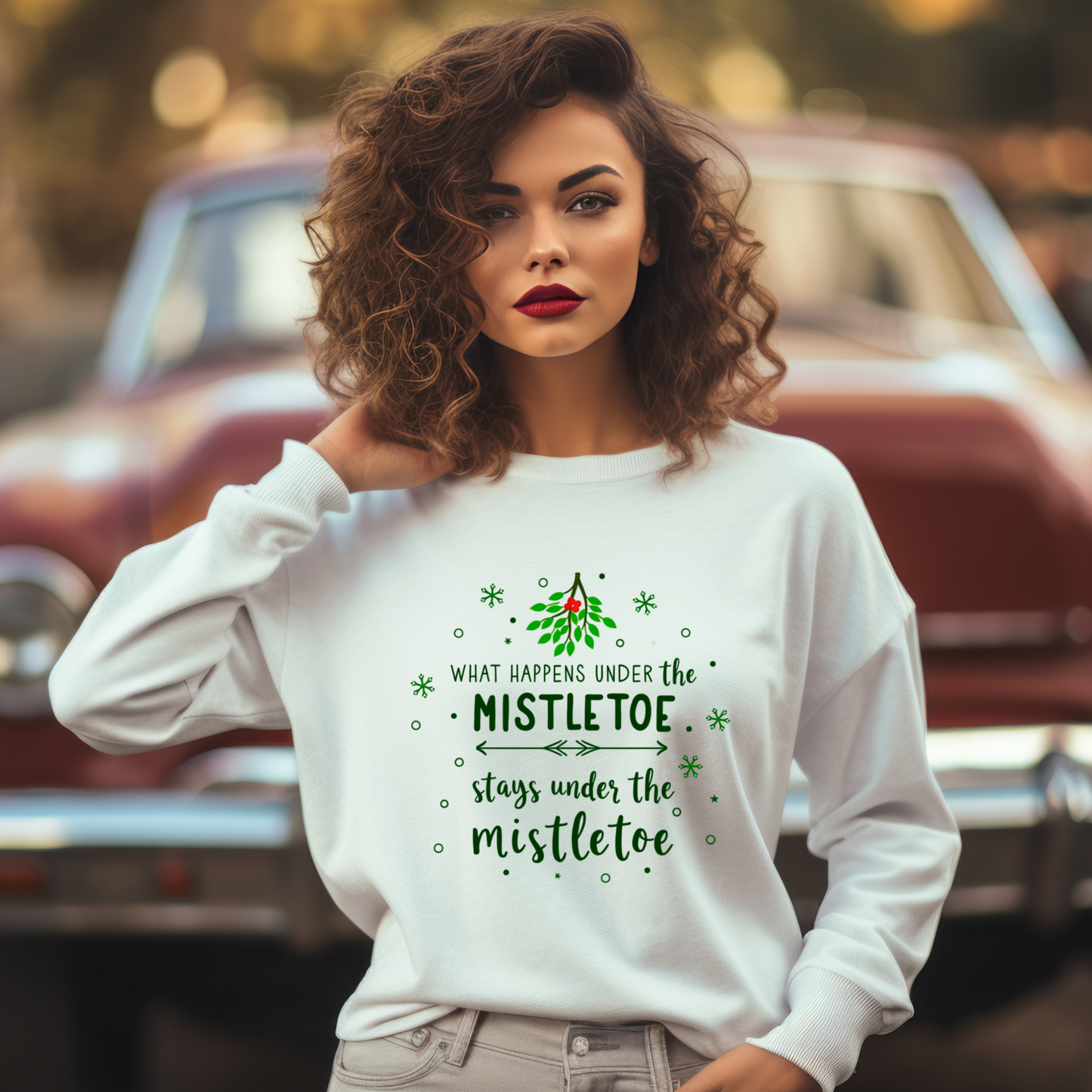 Mistletoe Kisses Christmas Sweater