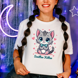 Smitten Kitten Tee - Cute Coquette Vibe T-Shirt