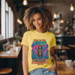 Vintage Vibe Skeleton Tee - Mermaid Skeleton Graphic T-Shirt