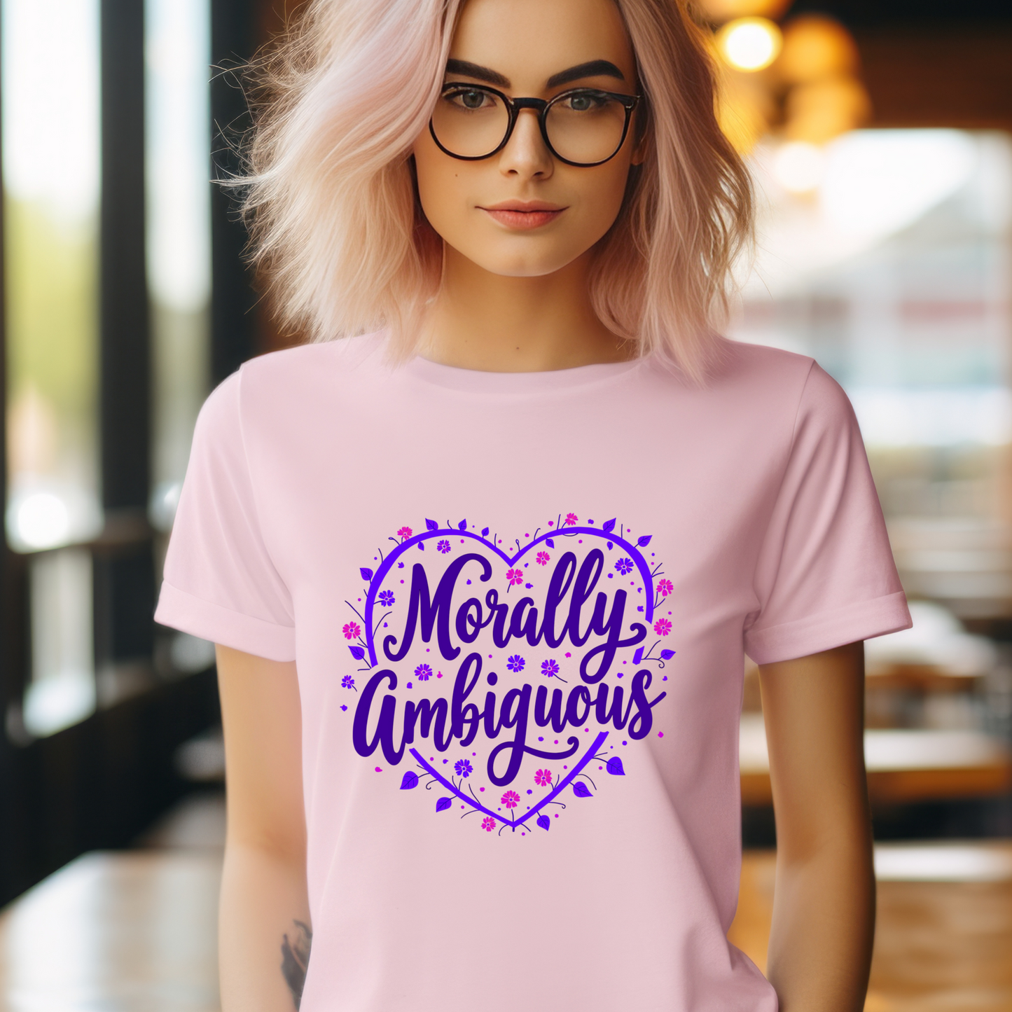 Morally Ambiguous Heart Tee
