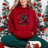 Krampus "My Neck, My Back" Hoodie, Sarcastic Christmas Sweatshirt