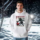 Krampus "My Neck, My Back" Hoodie, Sarcastic Christmas Sweatshirt
