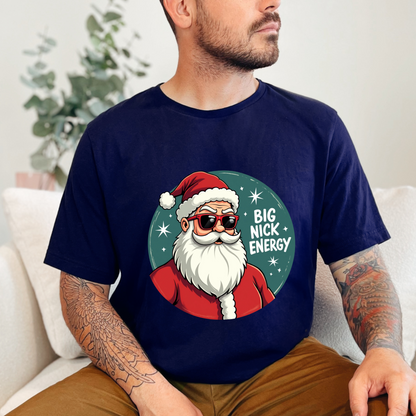 Funny "Big Nick Energy" Christmas T-Shirt