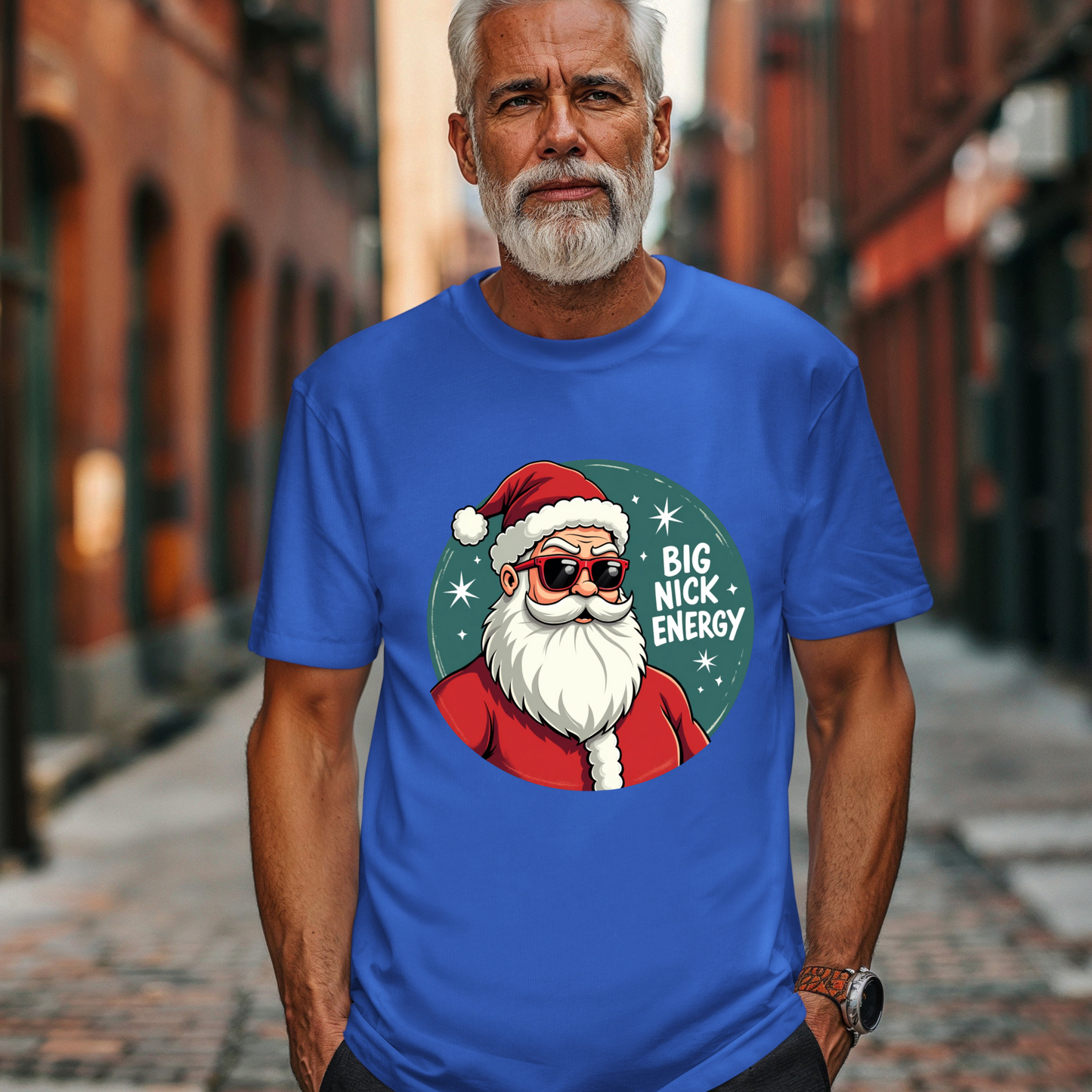 Funny "Big Nick Energy" Christmas T-Shirt