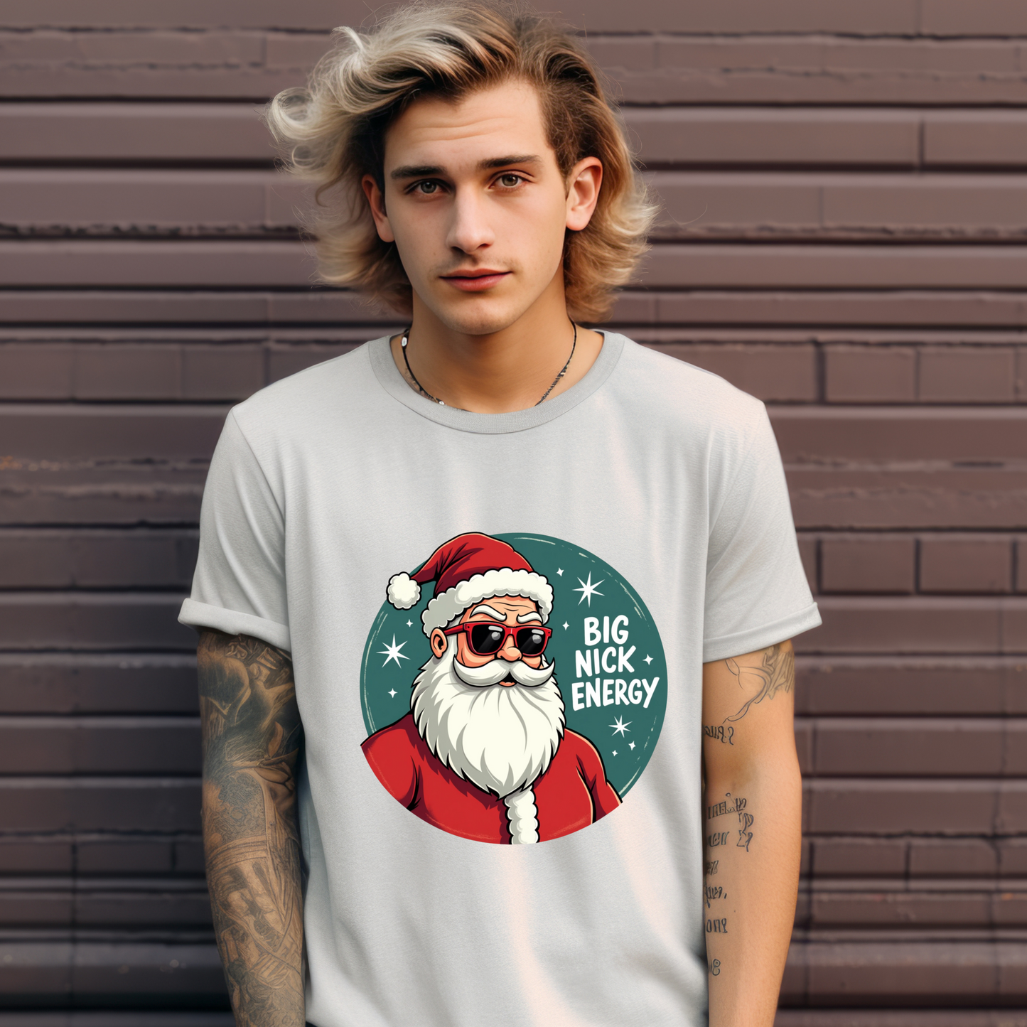 Funny "Big Nick Energy" Christmas T-Shirt