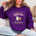 North Pole Milk & Cookie Co. Christmas Sweatshirt - Festive Whimsical Sweater