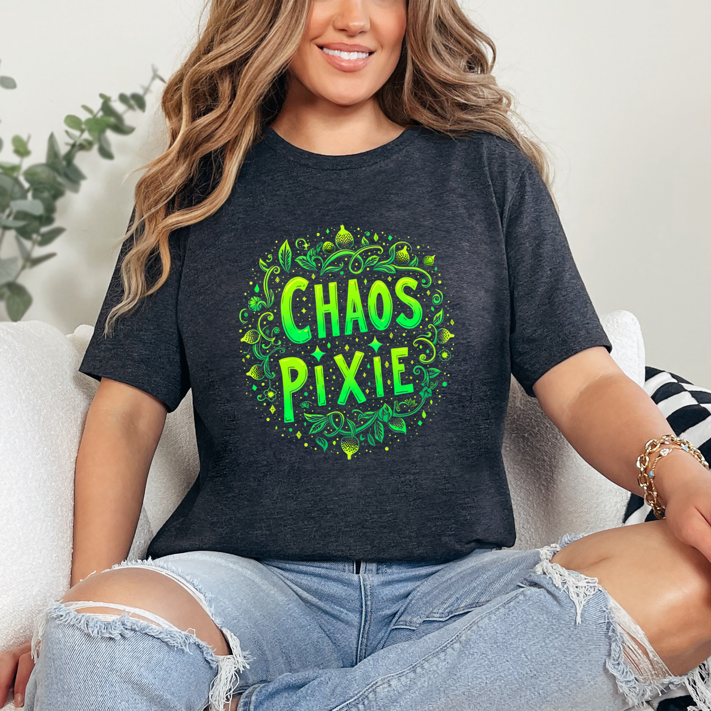 Chaos Pixie Absinthe Fantasy Graphic Tee