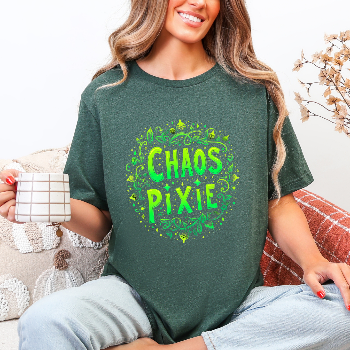 Chaos Pixie Absinthe Fantasy Graphic Tee