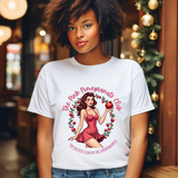 Vintage-Inspired Pink Pomegranate Club Persephone Tee, Retro Coquette Graphic Shirt