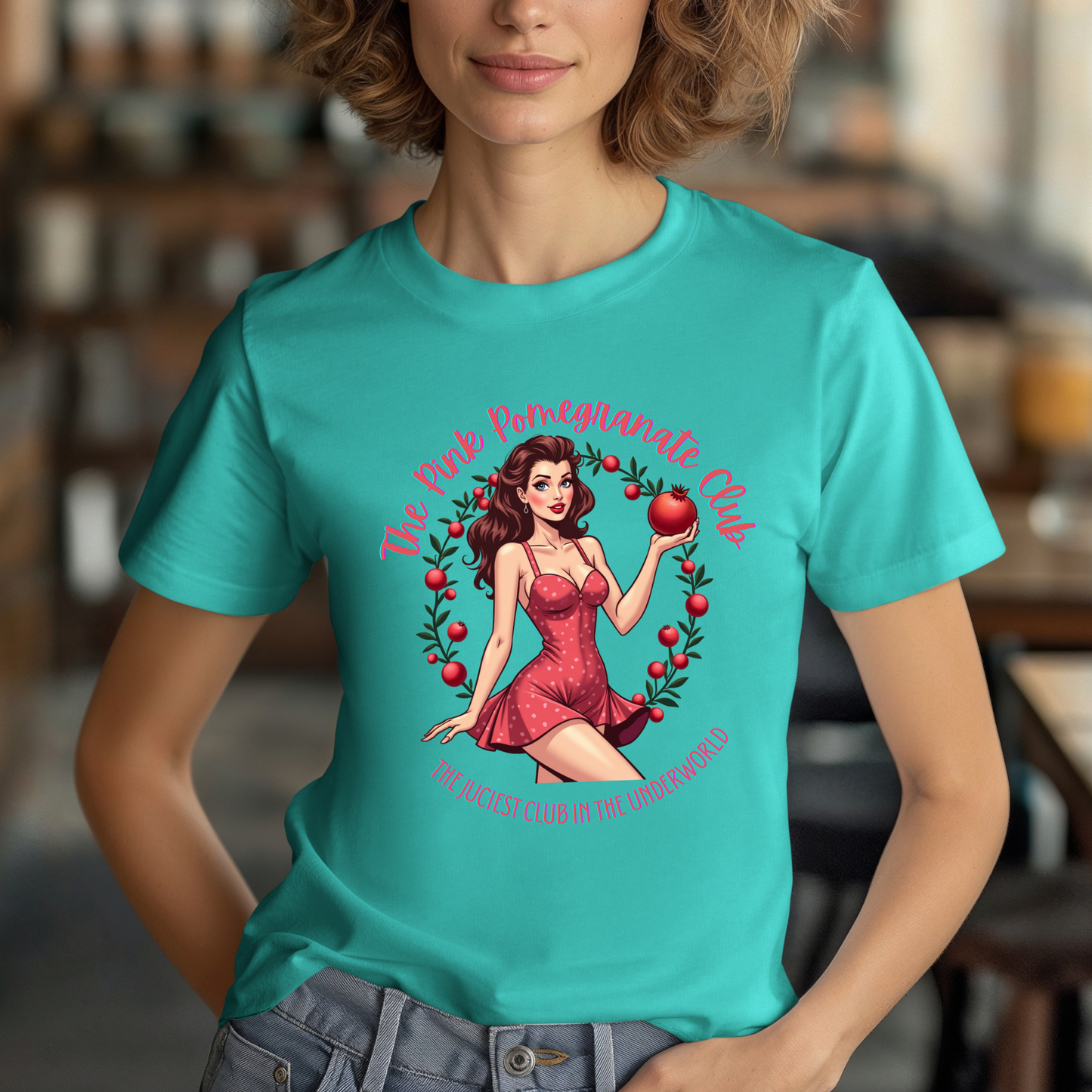 Pink Pomegranate Club Persephone Tee