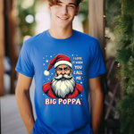 Sarcastic "I Love It When You Call Me Big Poppa" Santa Tee