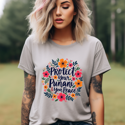 Sarcastic Yet Empowering Protect Your Punani & Your Peace T-Shirt