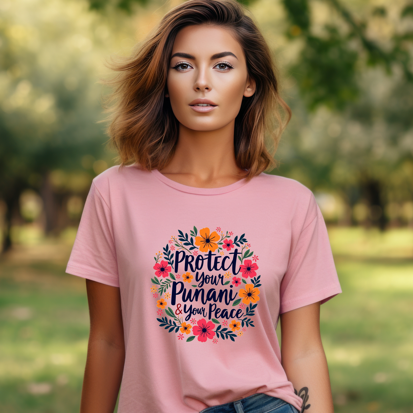 Sarcastic Yet Empowering Protect Your Punani & Your Peace T-Shirt