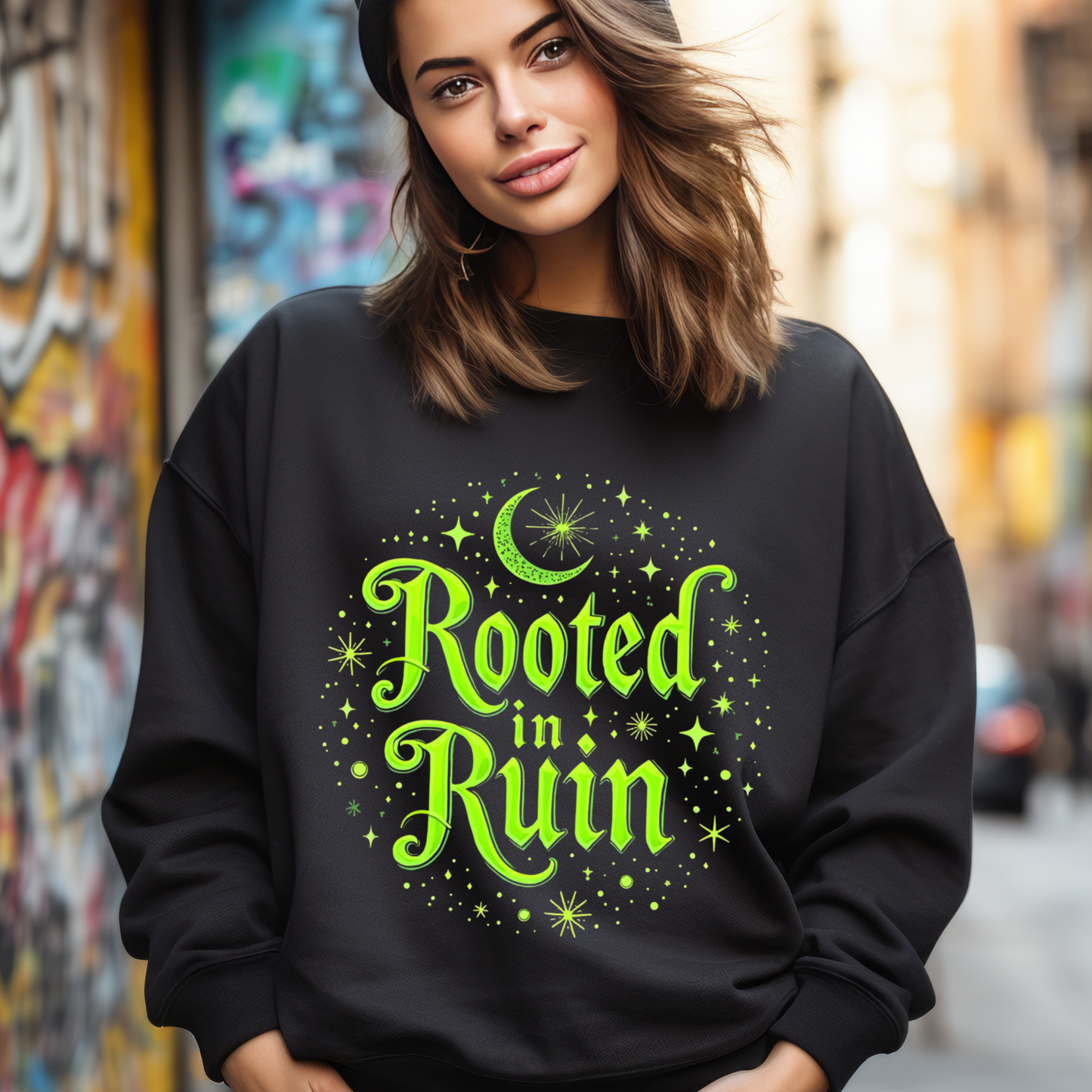 Rooted in Ruin Graphic Sweatshirt