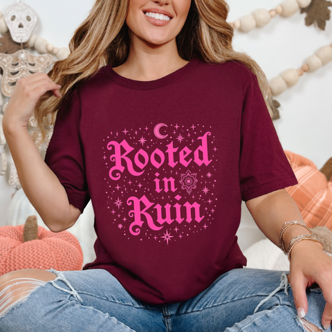 Rooted in Ruin Trendy Graphic Tee