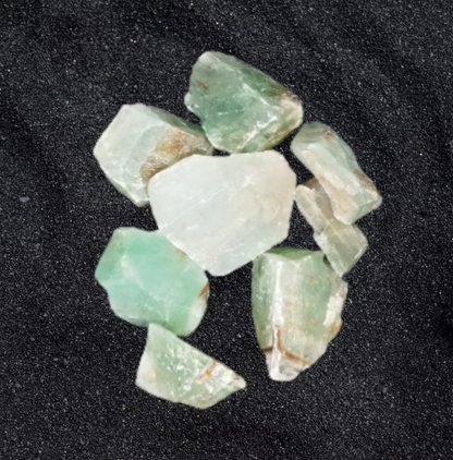 Untumbled Green Calcite Crystal