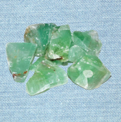 Untumbled Green Calcite Crystal