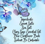 Enhance Psychic Visions Bath Salts - Epsom Salts - Intention Bath Salts - Witchy Bath Products - Psychic Enhancement Tools