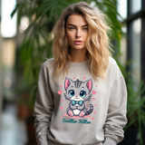 Adorable Smitten Kitten Crewneck Sweatshirt - Smitten Kitten Couture