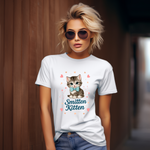 Smitten Kitten Graphic Tee - Coquette Kitten Tee