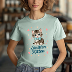 Smitten Kitten Graphic Tee - Coquette Kitten Tee