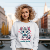 Adorable Smitten Kitten Crewneck Sweatshirt - Smitten Kitten Couture
