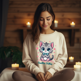 Adorable Smitten Kitten Crewneck Sweatshirt - Smitten Kitten Couture