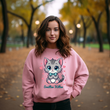 Adorable Smitten Kitten Crewneck Sweatshirt - Smitten Kitten Couture