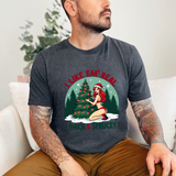 I Like Em' Real Thick & Sprucey Unisex Christmas T-Shirt