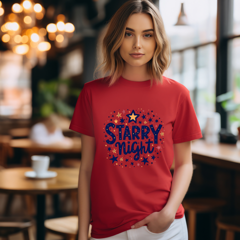 Starry Night Tee - Celestial T-Shirt