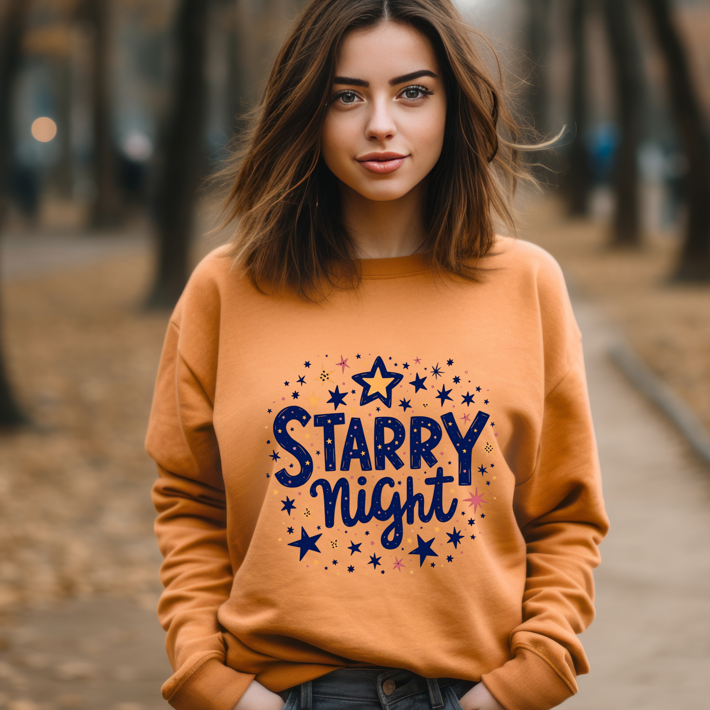 Starry Night Crewneck Sweatshirt