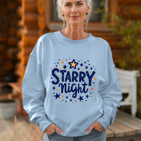 Starry Night Crewneck Sweatshirt