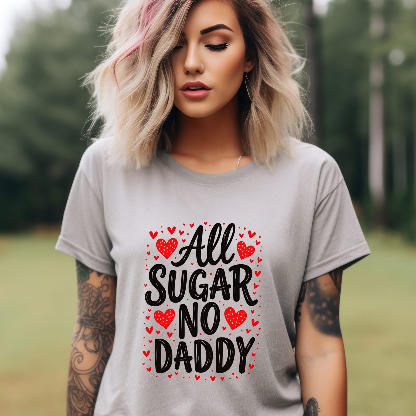 All Sugar No Daddy Coquette Graphic Tee