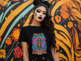 Vintage Vibe Skeleton Tee - Mermaid Skeleton Graphic T-Shirt