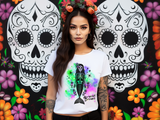 Mermaid Dreams Tee - Mermaid Skeleton Shirt