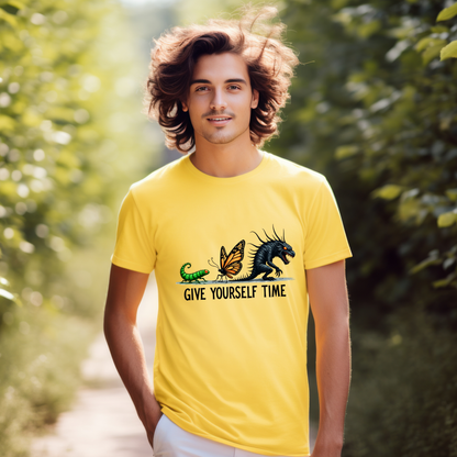 Sarcastic Give Yourself Time Horror Transformation Tee