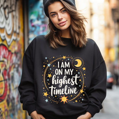 Cosmic Timeline Crewneck Sweatshirt