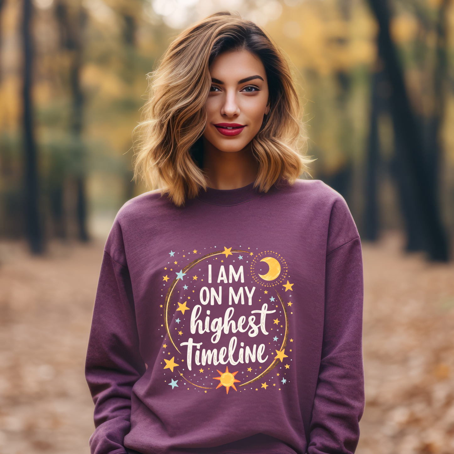 Cosmic Timeline Crewneck Sweatshirt