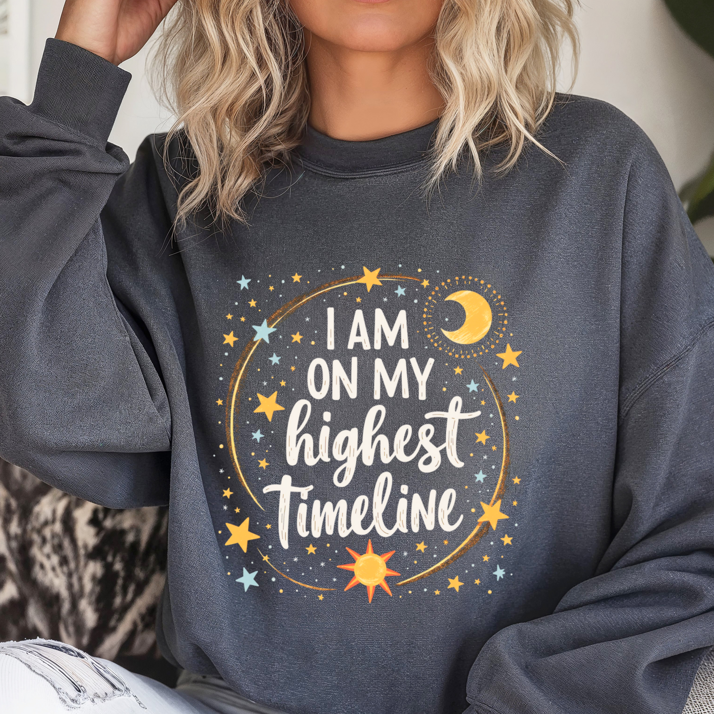 Cosmic Timeline Crewneck Sweatshirt